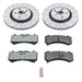 Power stop z26 street brake kit for 12-20 jeep grand cherokee- front and rear view