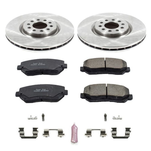 Power stop z17 stock replacement front brake kit for toyota