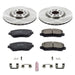 Power stop z17 stock replacement front brake kit for toyota