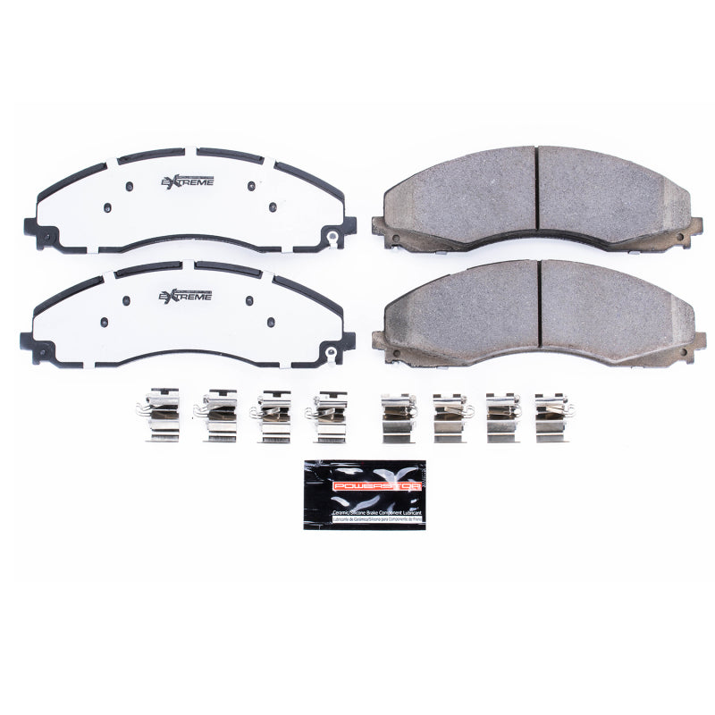 Power stop z36 truck & tow brake pads for porsche providing severe-duty stopping power
