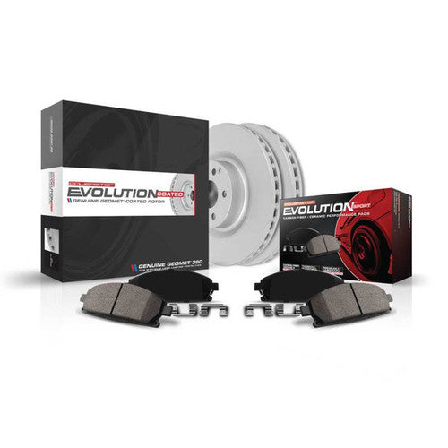 Power stop evolution brake kit - front - e300 for power stop ford f-450 super duty tow brake kit