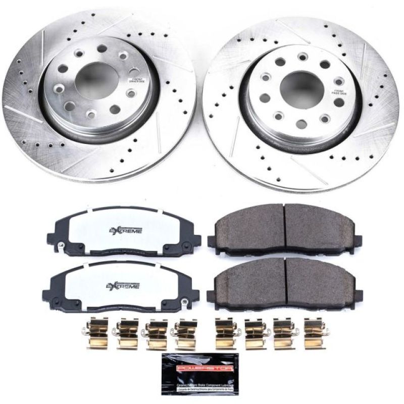 Power stop z36 truck & tow brake kit for ford mustang - front brake upgrade