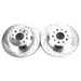 Power stop jeep wrangler rear evolution slotted rotors - pair for porsche gt4