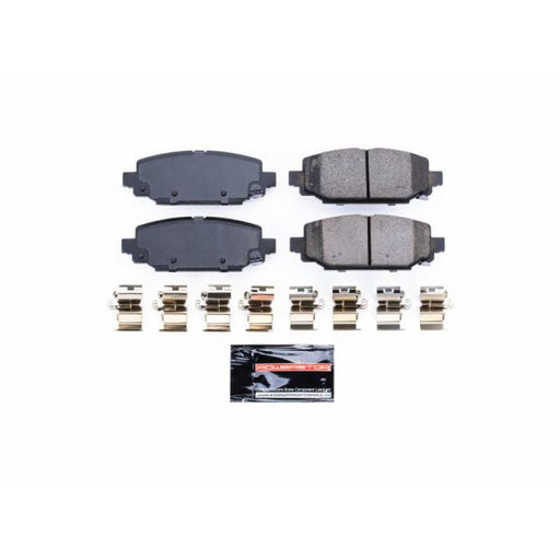 Power stop z23 evolution sport brake pads for porsche - rear pads 18-19 jeep wrangler with hardware