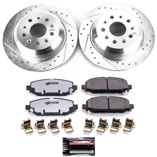 Power stop z36 truck & tow brake kit for ford mustang front brake disc and pads