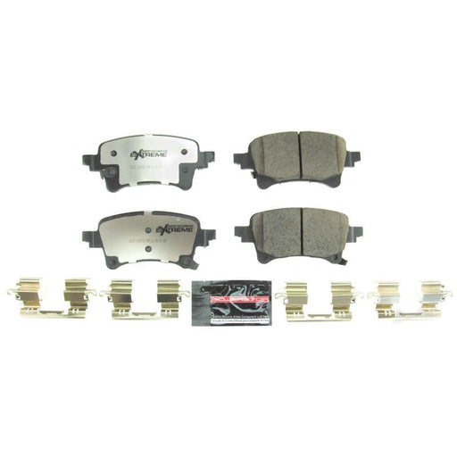 Power stop z36 truck & tow brake pads for 2020 jeep gladiator, front.hardware included