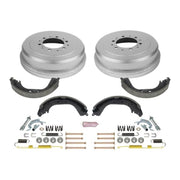 Power stop 90-00 toyota 4runner rear autospecialty stock replacement drum kit brake pads and hardware