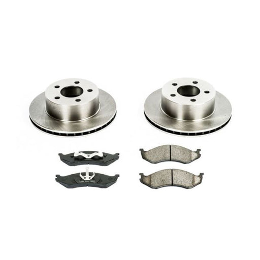 Power stop z17 stock replacement front brake kit for bmw