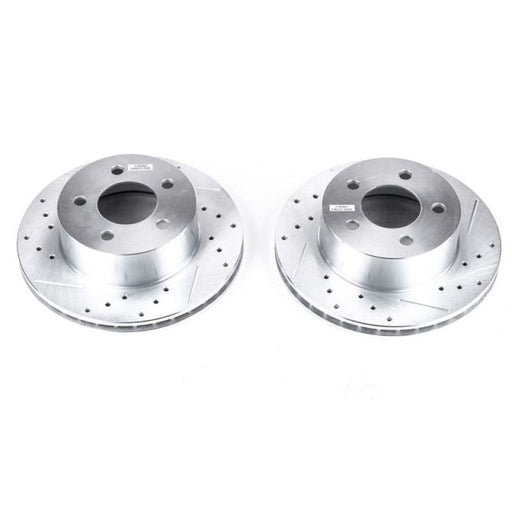 Power stop bmw e30 brake disc rotors - pair, slotted rotors for jeep cherokee