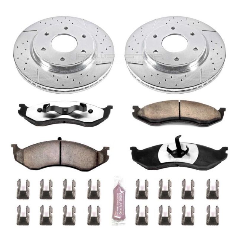 Power stop z36 truck & tow brake kit for toyota - front brake upgrade