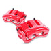 Pair of power stop red brake pads for the bmw s100