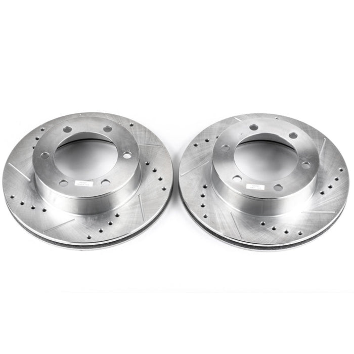 Power stop slotted rotors for bmw e-type - pair