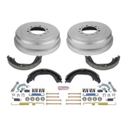 Power stop 98-02 toyota tacoma 2wd rear autospecialty drum kit with stock replacement drum for ford mustang