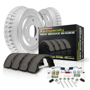 Front and rear brake pads for porsche - power stop replacement drum kit