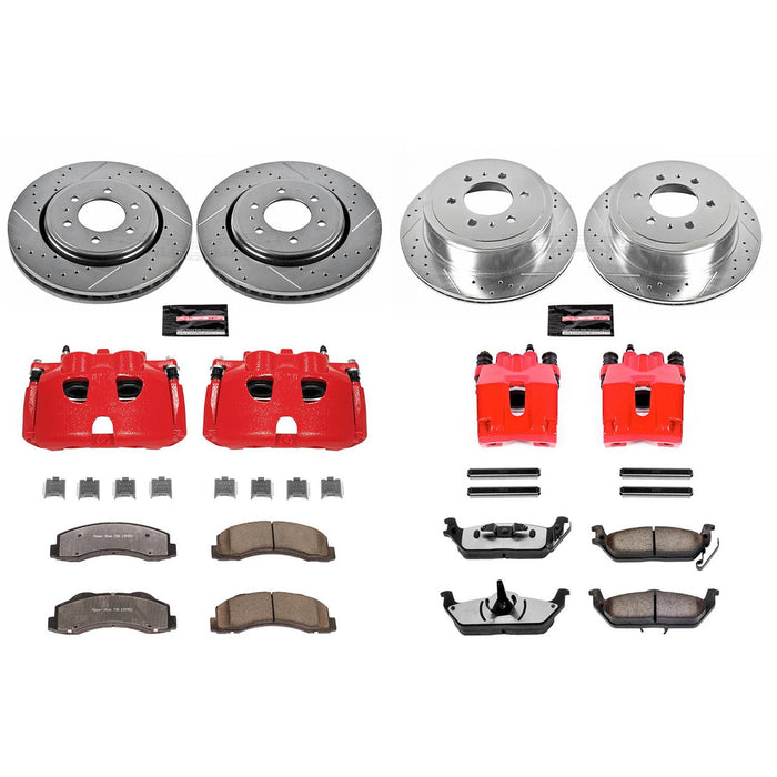 Power Stop 10-11 Ford F-150 Front & Rear Z36 Truck & Tow Brake Kit