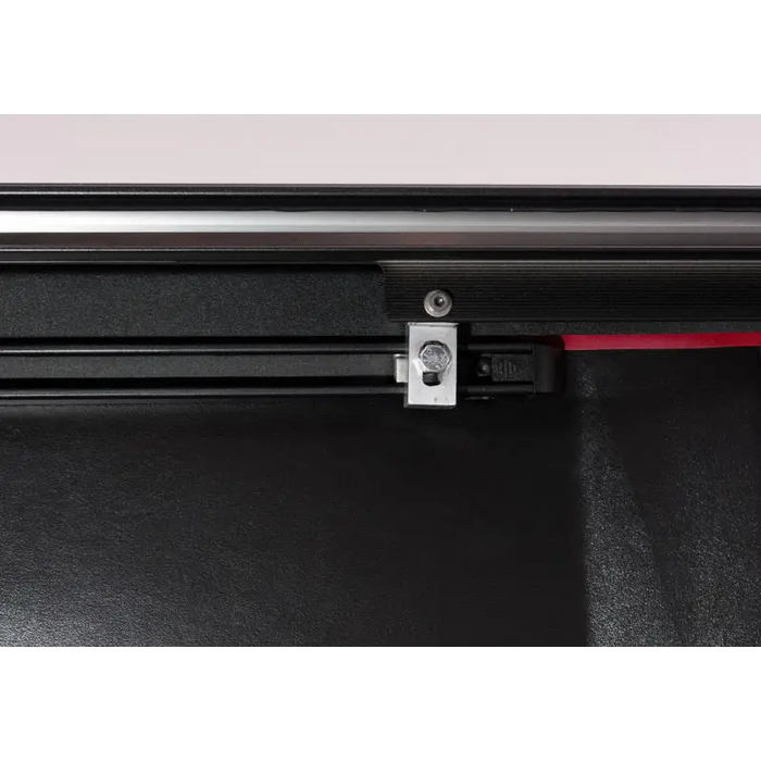 RetraxONE MX black and red door handle on white door