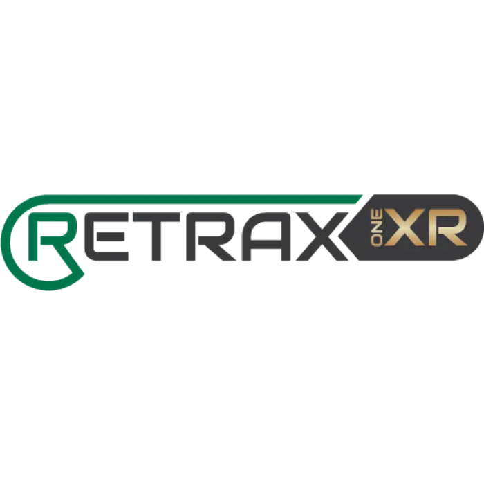 Petraxp Logo on RetraxONE XR Bed Cover with Trax Rail for Tacoma Double Cab