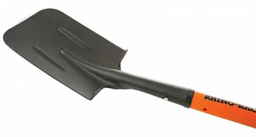 Rhino-rack stainless steel square mouth shovel - orange handle