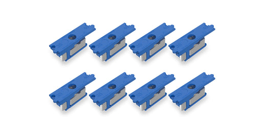 Blue plastic terminal for therm - 5 pcs from rhino rack zwifloc channel nuts pack
