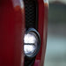 Rigid 360-Series 4in LED SAE J583 Fog Lights - close up of car headlight