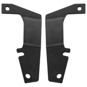 Black plastic front and rear mud flaps for toyota 4runner displayed on jeep.