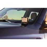 Toyota 4runner a-pillar mount with camera and rearview mirror