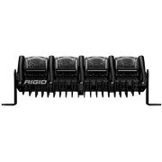 Rigid Industries 10in Adapt Light Bar - front view of black and white LEDs