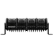 Front view of Rigid Industries 10in Adapt Light Bar with black and white LEDs