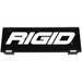 White logo on Rigid Industries 10in E-Series Light Cover - Black