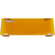 Yellow plastic tray with ’Fio’ on it, Rigid Industries 10in E-Series light cover - Yellow - Trim 4in & 6in.