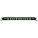 Rigid Industries 10in Radiance Plus LED Light Bar with green light and four lights