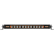 Rigid Radiance 10in LED Light Bar with Orange and White Lights