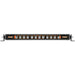 Rigid Radiance 10in LED Light Bar with Orange and White Lights