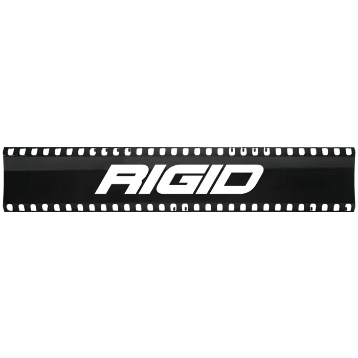 Rigid Industries 10in SR-Series Light Cover - Black logo on white background.