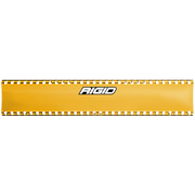 Yellow plastic tube with white and black stripe light cover for Jeep Wrangler and Ford Bronco.