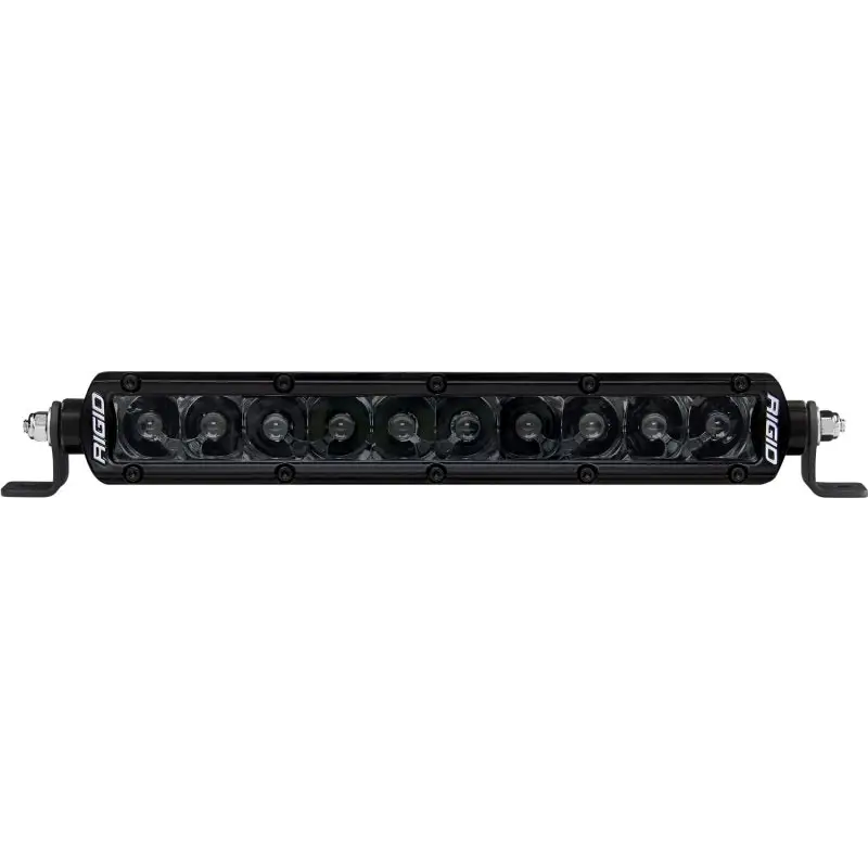 Black LED light bar - Rigid Industries 10in SR Series Spot Midnight Edition