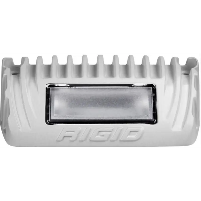 Rigid Industries 1x2 65 Degree DC Scene Light White - white plastic device with metal button