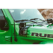 Green Jeep with Black Roof Rack - Rigid Industries 2018 Jeep JL Cowl Mount Kit