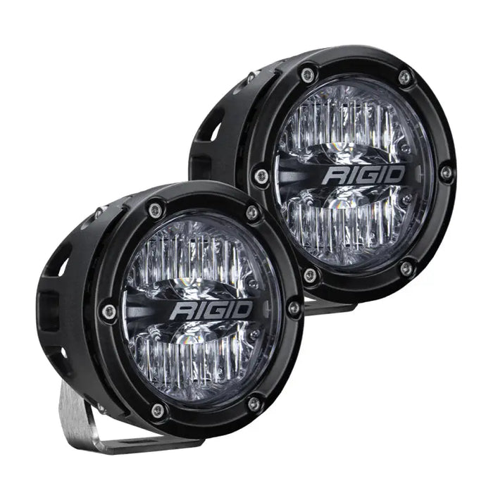 Rigid Industries 2021 Ford Bronco A-Pillar Light Kit with pair of black LEDs