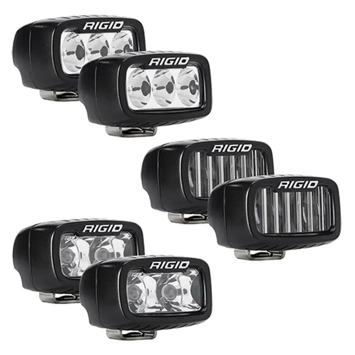 Rigido LED work light set for 2021+ Ford Mod Bumper Triple SR-M Fog Light Kit