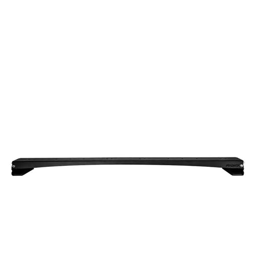 Black shelf with white background, Rigid Industries 2021+ Ford Roof Pod Mount showing light fitment