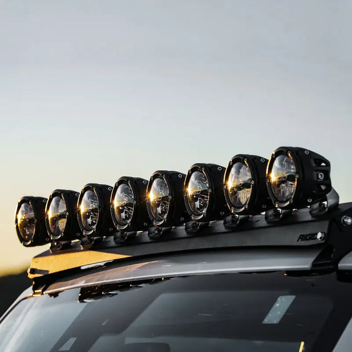 Rigid Industries Ford Roof Pod Mount with Police Car with Lights on Top