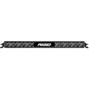 Rigido LED light bar on SAE compliant driving light.