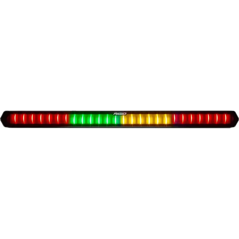 Rear facing LED strip light in Rigid Industries 28in Chase Light Bar installation instructions