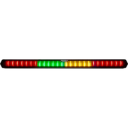 Rear facing LED strip light for Rigid Industries 28in Chase Light Bar installation.