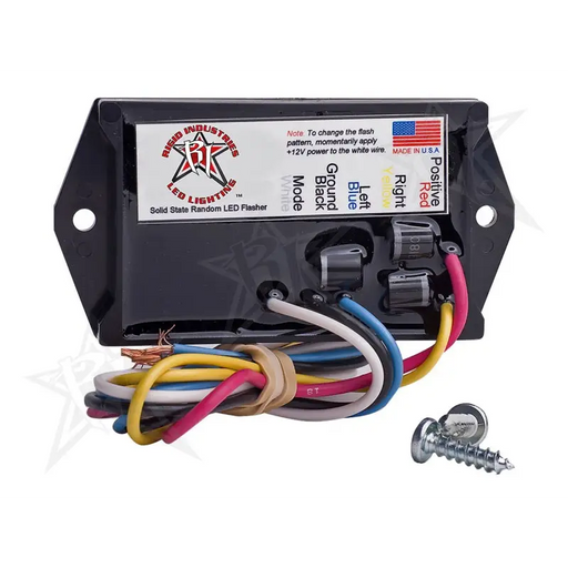 Rigid Industries 3 Amp LED Flasher with wires and screw