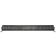 Rigid Industries 30in E Series Spot - Midnight Edition LED light bar with white background