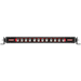 Rigid Industries 30in Radiance Plus SR-Series single row LED light bar with black, red and white lights.