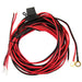 Rigid Industries 360-Series 2-Wire Wiring Harness (SAE Only) - Red and black extension cable with white wire