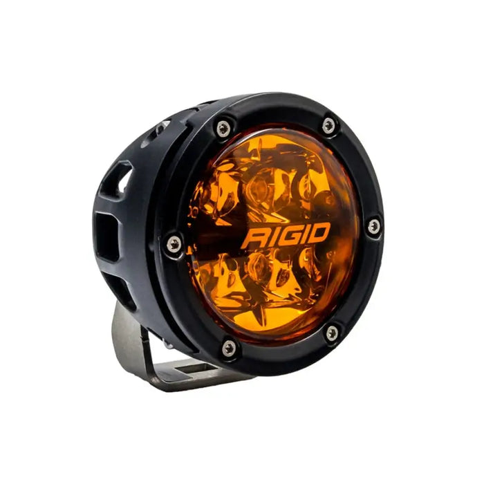 Rigid Industries 360-Series 4in Fog w/ Amber PRO LEDs - White (Pair)